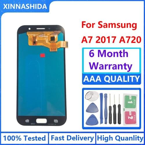 5.7'' Display For Samsung Galaxy A7 2017 LCD A720M A720Y A720F A720 Touch Screen Digitizer Assembly Replacement Parts