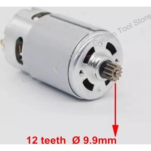 DC Motor 12 teeth replace for BOSCH cordless Drill Screwdriver GSR 7.2V 9.6V 12V 14.4V 16.8V 18V 21V accessories Spare Parts