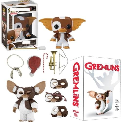 18cm Q Gremlins Gizmos NECA New Movie Gremlins Christmas Edition Gremlins Action Figure PVC Collect Toys