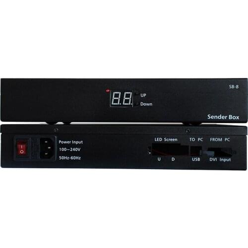 Multi interface easy to operate led video control systerm Linsn TS852D sender box by laptop for led screen