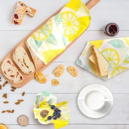 MLGB Beeswax Wrap Set of 6 Pack Eco Friendly Reusable Food Wraps Sustainable Plastic Free Food Storage Sandwich Wrappers