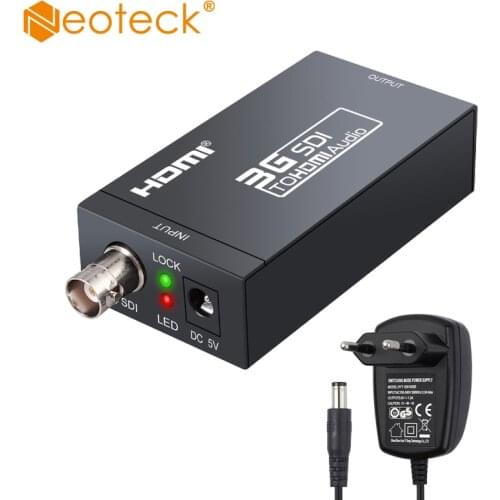 Neoteck SDi To HDMI 1080P Support HD-SDI / 3G-SDI Signals Showing Sdi2Hdmi Sdi to Hdmi Signals Showing on HDMI Display