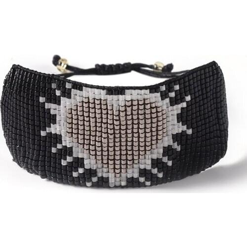 Popular Ladies Bracelet Purple MIYUKI Heart Bracelet Unique Friendship Jewelry Pulsera Mujer 2020 New Tassel Accesorios Whole