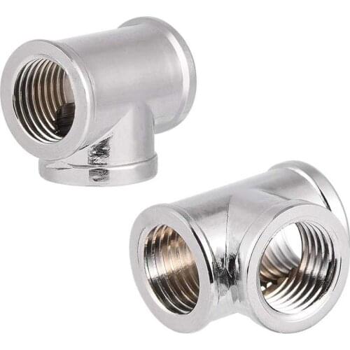 Cooler G1/4 Screw Thread Connector Water Cooling System for Computer PC 3 Way Pipe Fitting Water Cooler