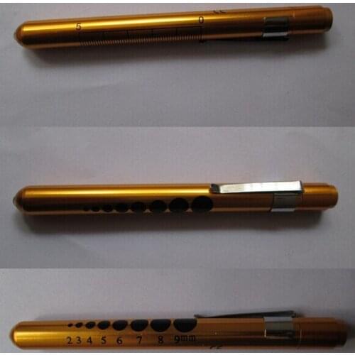 Penlight Pen Light With Scale Medical EMT Surgical First Aid 12*135mm