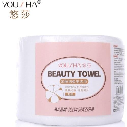 30 M Bag Cotton Pads Paper Disposable Cleaning Towel Beauty Salon Infant Nursing Care YV077