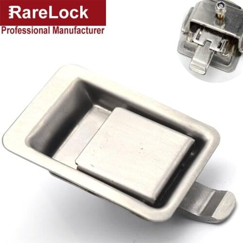 304 Stainless Truck Trunk Cabinet Lock Pickup Yacht Boat Cupboard Accessories Bus Handle Rarelock MS220 d