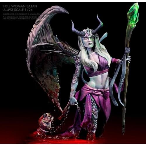 1/24 Resin model kits figure colorless and self-assembled A-493