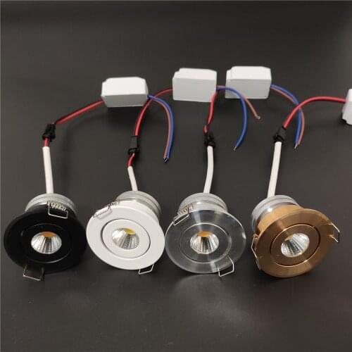 10pcs/lot mini led 3w 5w cob chip spot light Recessed downlight 85-265v dimmable ceiling lamp 110v 220v free shipping