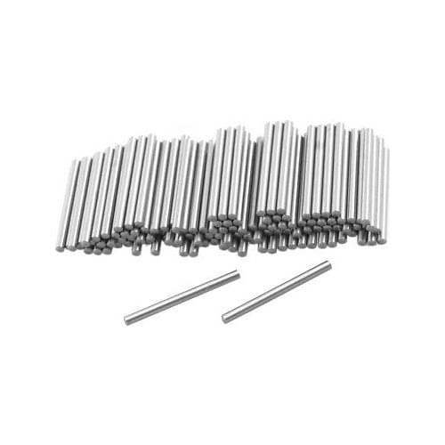 100 Pcs Metal 1.25mm x 15.8mm Dowel Pins Fasten Elements