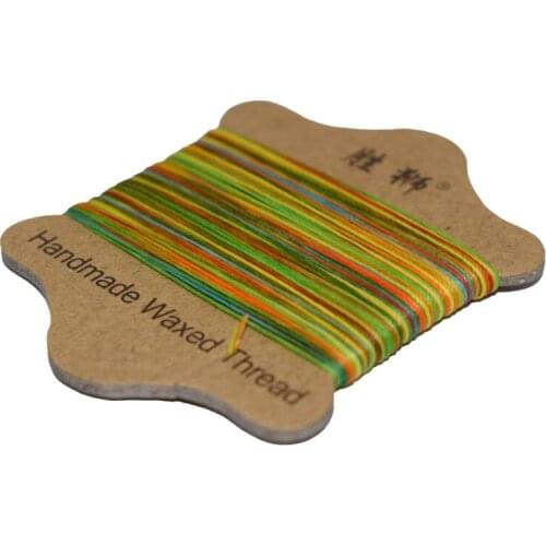 20 Yard Colorful 0.45mm 0.55mm 0.65mm Waxed Thread Polyester Cord String Rope for DIY Bracelet Necklaces Jewelry Findings Making