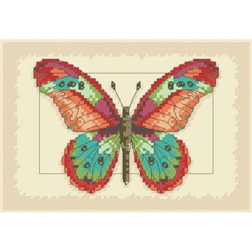Free Delivery Top Quality Hot Selling Lovely Counted Cross Stitch Kit Butterfly DIM 65026