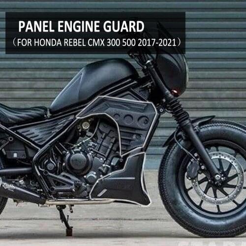 Motorcycle Side Cover Cowl Fairing Belly Pan Fender Under Body Frame Covers For Honda Rebel CMX 300 500 CMX300 CMX500 2017-2021