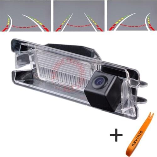CCD car track camera reversing trajectory Integrative for Nissan March Micra K13 NTSC PAL ( Optional) waterproof night vision