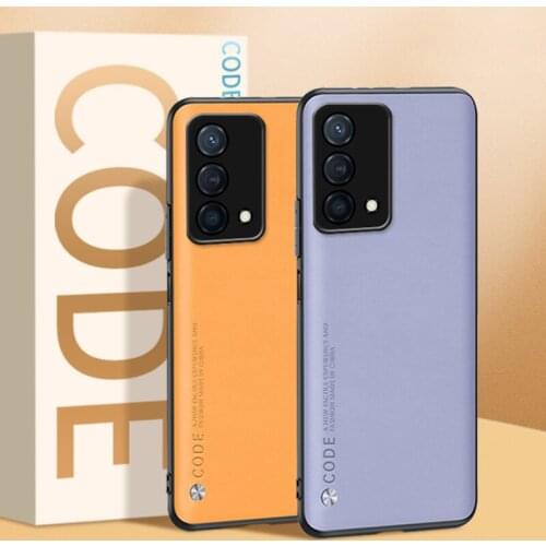 Luxury Leather Phone Case For OPPO K9 K7X R17 F19 Pro Plus A55 A95 A93 5G Silicone Cover Case For Realme Narzo 30 5G V5 V13 V15