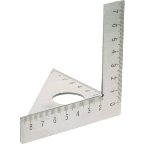 Woodworking Ruler Gauge Square Layout Miter Triangle Rafter 45 90 degree Metric Gauge LS'D Tool