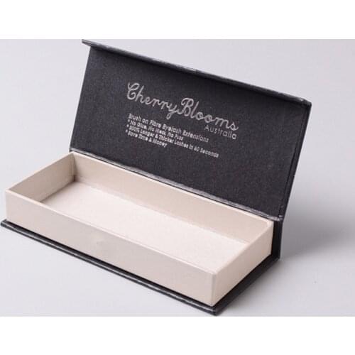 China supplier luxury custom logo printed foldable with magnetic white Lashes box,Cardboard Paper Packing Box ---PX10923