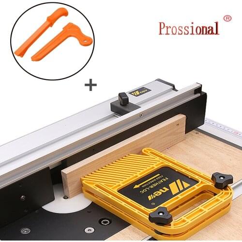 Multi-purpose Feather Loc Board Set Woodworking Engraving Machine Double Featherboards Miter Gauge Slot Woodwork Tool