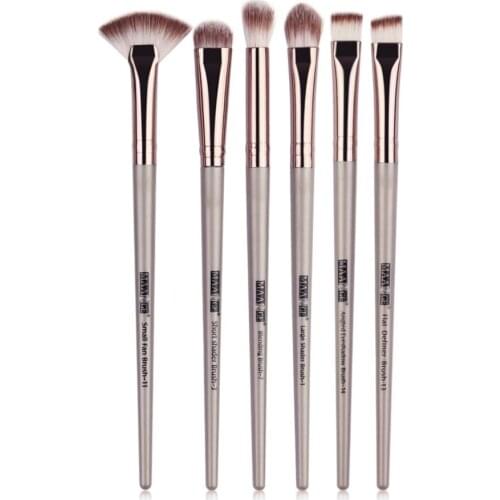 6pcs Makeup Brushes Set Professional Cosmetic Powder Concealer Eyeshadow Blush Blending Make Up Brush Set