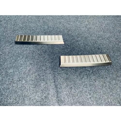 Stainless Steel Rear Bumper Foot Plate Cover Trunk Sill Guard for Toyota Raize 2019 2020 2021 A200