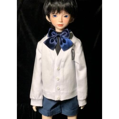 BJD doll clothes suit suitable for 1-3 1-4 uncle size school feng shui hand clothes four-piece British school uniforms doll acce