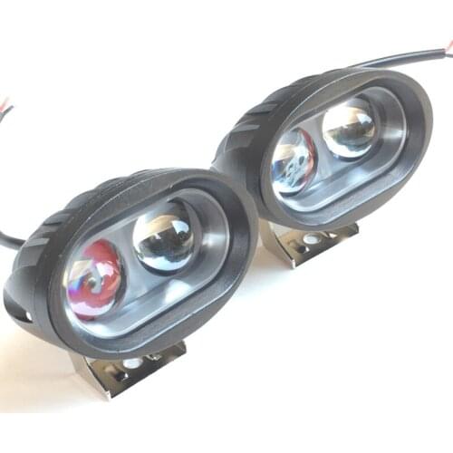 Pair 20W 4D Spot lens Car truck headlight fog lamp Offroad 4x4 ATV SUV Truck RV Trailer driving spotlight Led work light 12v 24v