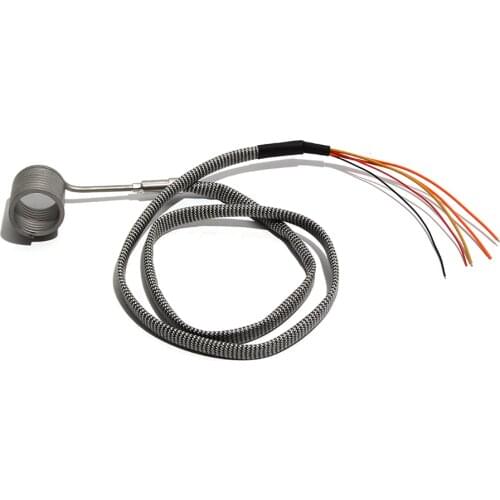 19mm ID 25~50mm Height Spring Heating Coil 4.2*2.2mm Section Size 110V/220V/380V Band Heater with K/J Type Thermocouple