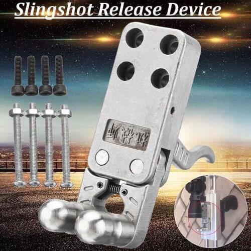 Stainless Steel Slingshot Release Device Polishing DIY Catapult Rifle Trigger HA