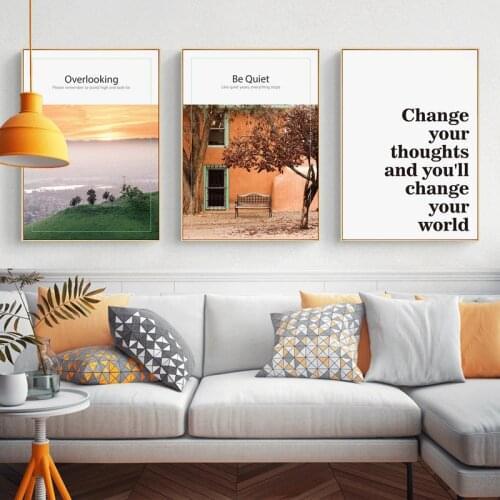 Nordic Decortive plants wall art Canvas posters Painting Prints Landscape picture for Living Room Morden creative Home Decor
