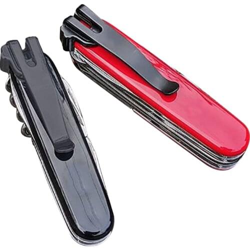 Folding Knife Back Clip Steel Deep Carry Swiss Tool For 91mm Army Accessories Clamp Pocket Repair Replacement