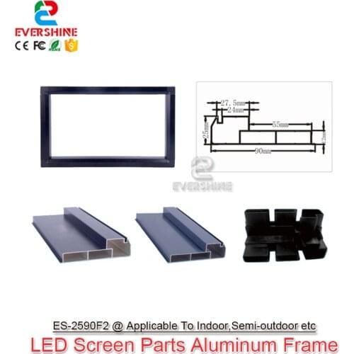 2590F2 Led Aluminum Profiles Frame,Applicable To Indoor,Semi-outdoor All Kinds Of Large,Medium And Small Frame Led Screen