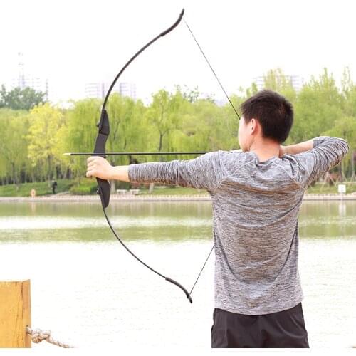 Outdoor Shooting Training Left And Right Hand Bow And Arrow, Double Arrow Recurve Bow And Arrow Suit 20/30/40 Pounds Optional