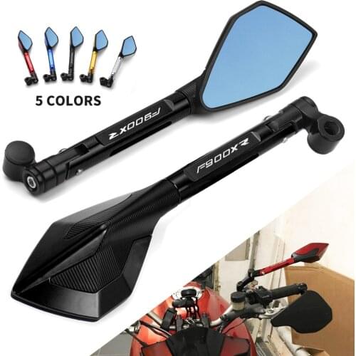 Motorcycle Bluish Reverse Side Mirrors Motorbike Rear view Mirrors For BMW F900 XR F900XR F 900 XR 2020 2021 Moto Accessories