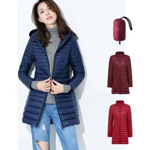 Winter Coat Jacket Female Hooded Parkas Hight Quality Female White Duck Down Women Thick Warm Down Coat Plus Size 6XL Y16