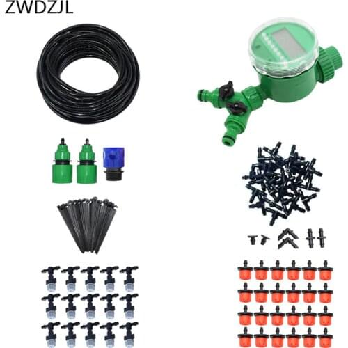 Greenhouse Automatic irrigation system 2 way watering kit DIY automatic garden watering strawberry irrigation 1 set