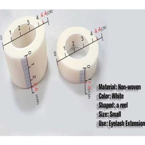 10 Rolls Eyelash Individual Extension Tool Supply Medical Tape Clear Technician 1.2 CM Silk Tape for Eyelash With Free Shipping