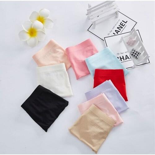 2018 Sexy Ice Silky Panties Ultra Thin Ladies Briefs High Quality Cotton Crotch Mid-Rise Cute Women Underwear