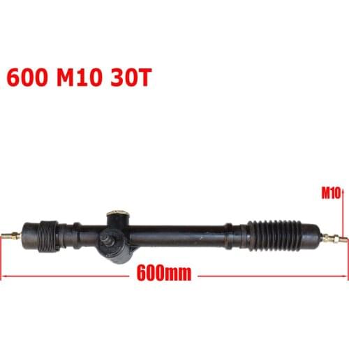 600mm Eccentric Power Steering Gear Shaft Rack Pinion Assembly For DIY China Go Kart Buggy Karting ATV UTV Bike Parts