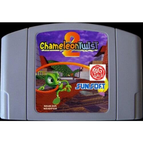 64 Bit Games ** Chameleon Twist 2 ( English PAL Version!! )