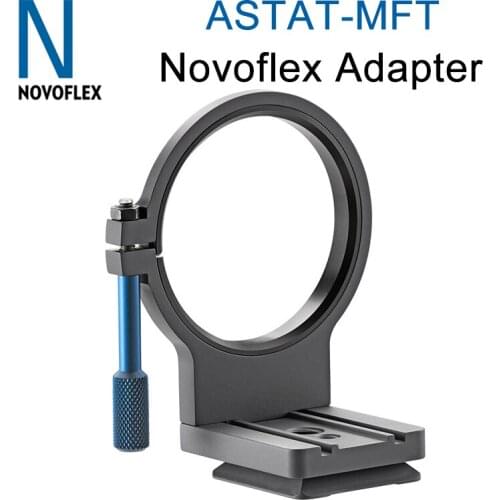 Novoflex Adapter for Collar Mount with Arca-Swiss Compatible Foot for Novoflex FUX, MFT, NIK1, and PENTQ Adapters (ASTAT-MFT)
