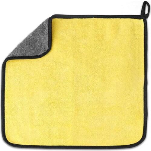 Car Wash Accessories 30*30cm Car Wash Microfiber Towel Cloth Drying Towels Absorbent Cleaning Auto Care Super Auto Hemming X1O5