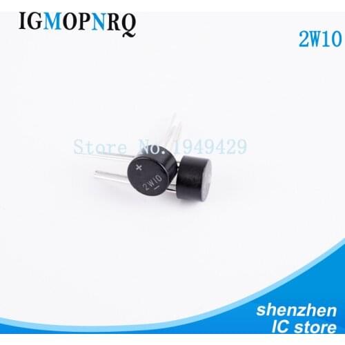 20PCS/LOT 2W10 2A 1000V DIP diode bridge rectifier 2w10