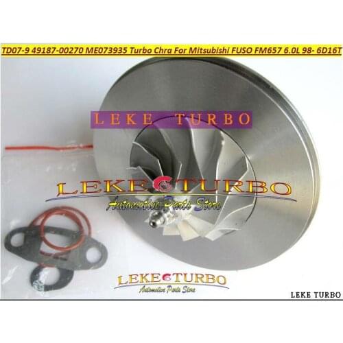 Free Ship Turbocharger Cartridge TD07-9 49187-00271 49187-00270 ME073935 Turbo Chra For Mitsubishi FUSO FM657 6.0L 6D16T 6D16