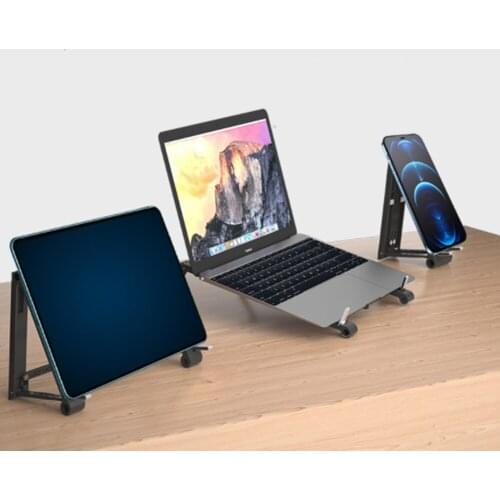 Portable Multifunctional Phablet Stand Collapsible Notebook Stand Computer Accessories Durable