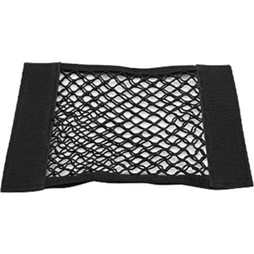 Storage net car seat back double storage magic belt elastic net pocket storage net