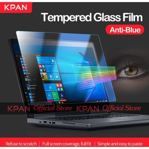 KPAN Anti-blue Light Universal Laptop Screen Protector 12 13 14 15 17 inch Tempered Glass Film For Dell HP Xiaomi Lenovo