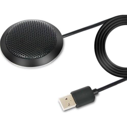 Omnidirectional Condenser Microphone Mic USB Connector for Voice Chat Meeting Business Conference Desktop Computer