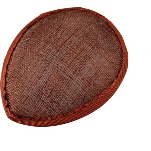 Teardrop Shape Sinamay 13 CM Fascinators Base For Wedding Party Fascinator Hats DIY Hair Accessories Occasion Headpiece Retail