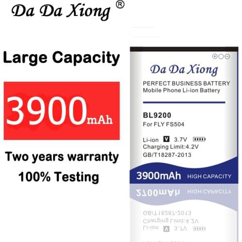 High Quality 3900mAh BL9200 Li-ion Phone Battery for FLY Cirrus 2 FS504 BL9200 3.7v Mobile Phone Batterie In Stock