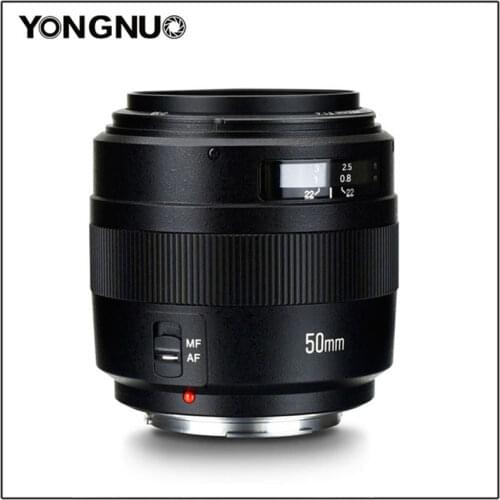YONGNUO 50mm YN50MM F1.4 Standard Prime Lens Large Aperture Auto Focus for Canon EOS 1300D 1200D 1100D 1000D 850D 5DIV 5DIII 5D